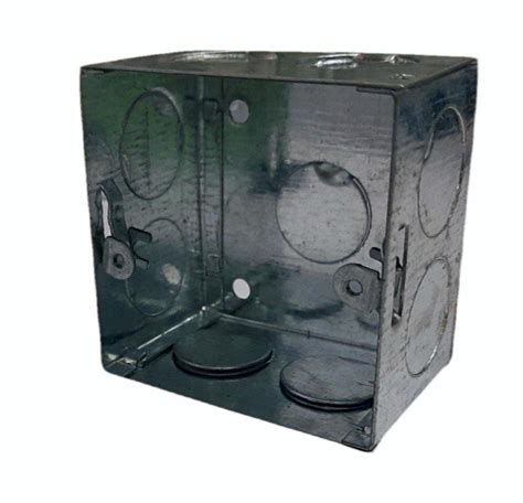 gi junction box 2 way|2 module gi box.